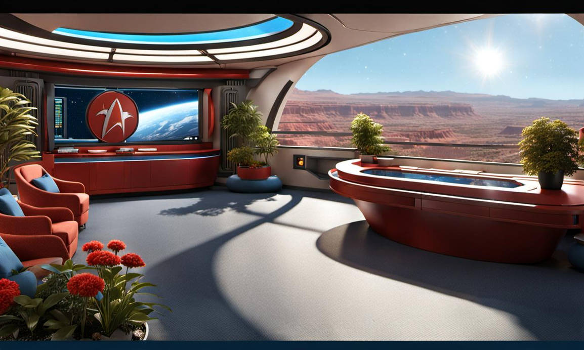 Entrance at Starfleet Headquarters by schnueffelchen on DeviantArt