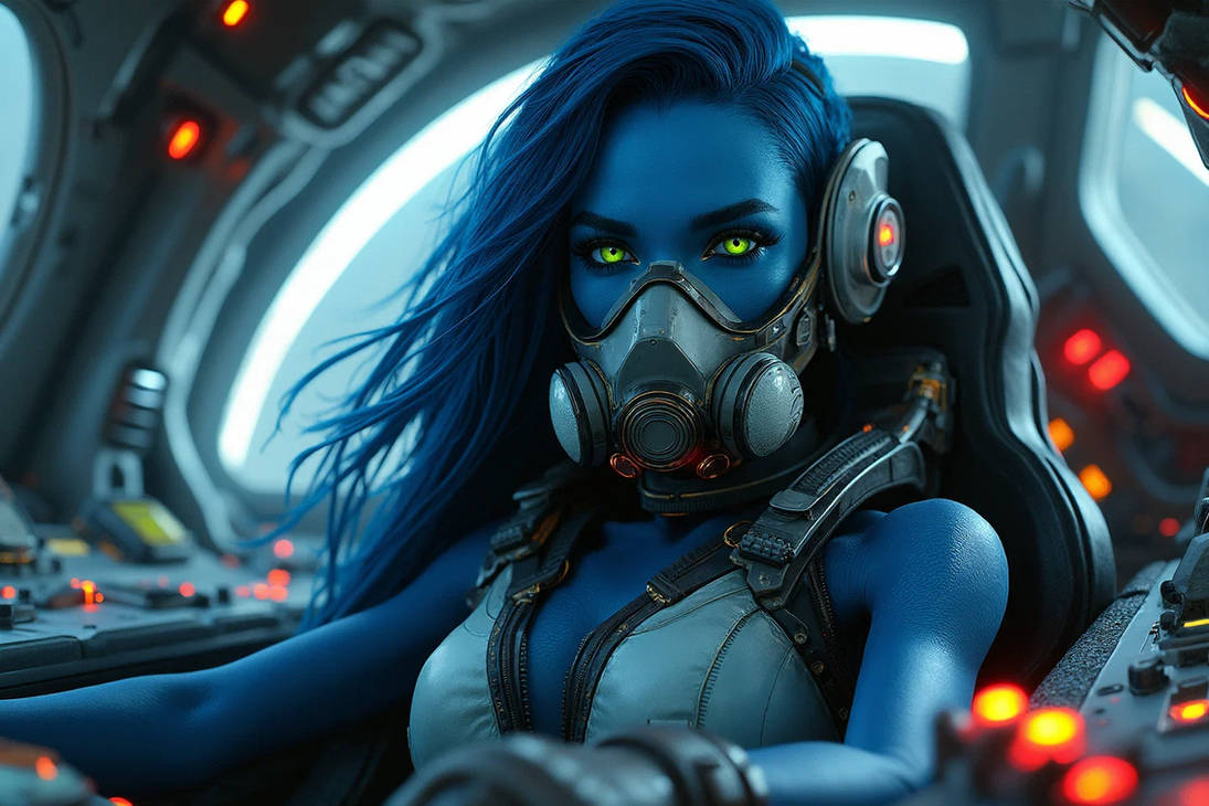 Alien Pilot by schnueffelchen on DeviantArt