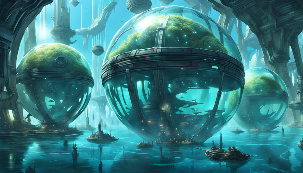Gungan City 09 by schnueffelchen on DeviantArt