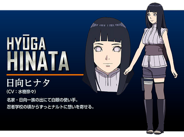 hinata's character design