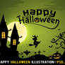 Free Happy Halloween Illustration