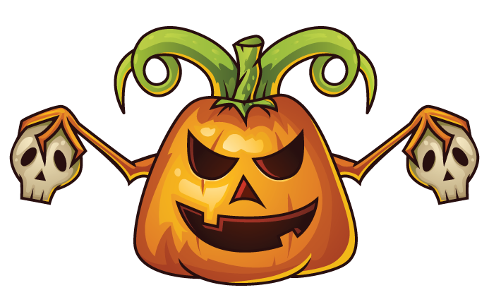Free Scary Halloween Pumpkin by pixaroma on DeviantArt
