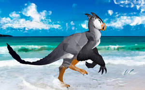 Adoptable Puffin dino (open)