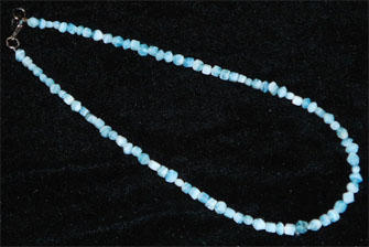 Blue and White Necklace