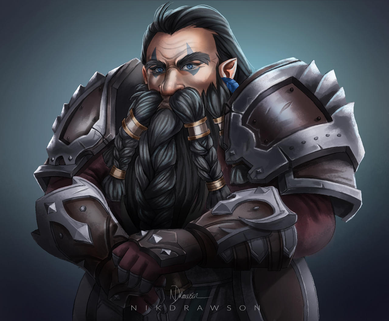 Commission: WoW Dwarf by nikdrawson on DeviantArt