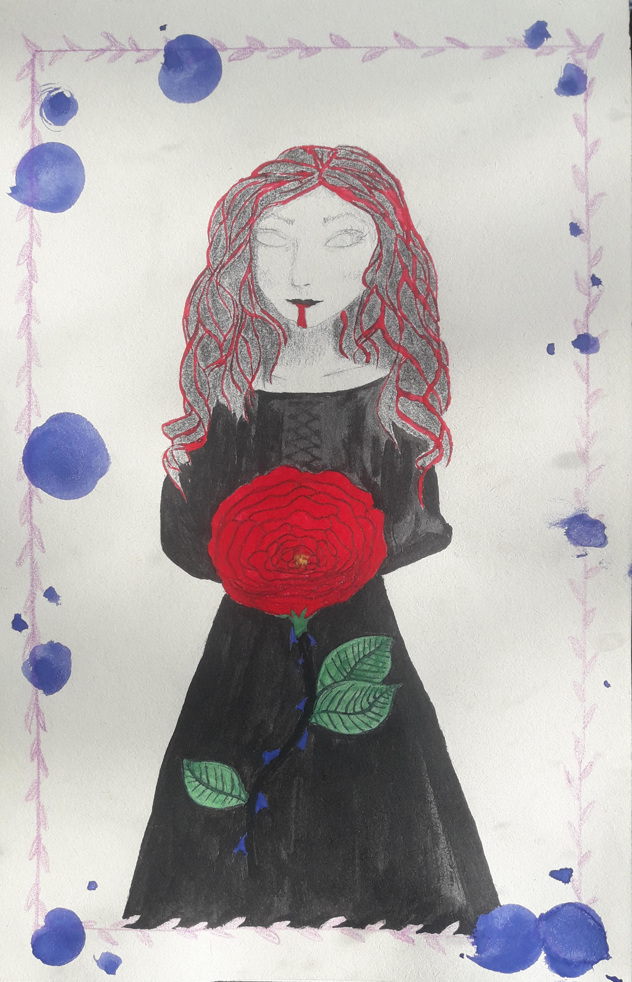 Roses have thorns and so does she by violetchangeling on DeviantArt