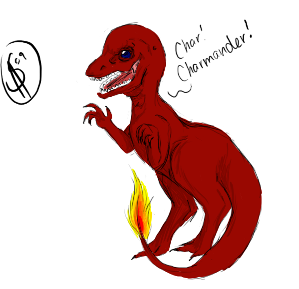 Realistic-style Charmander