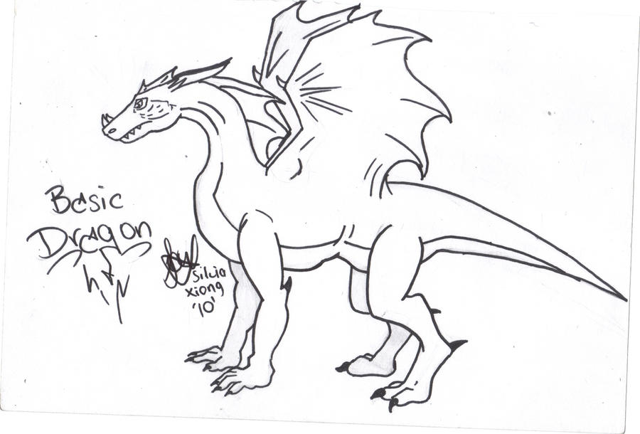 Basic dragon by DevilNaruto15 on DeviantArt
