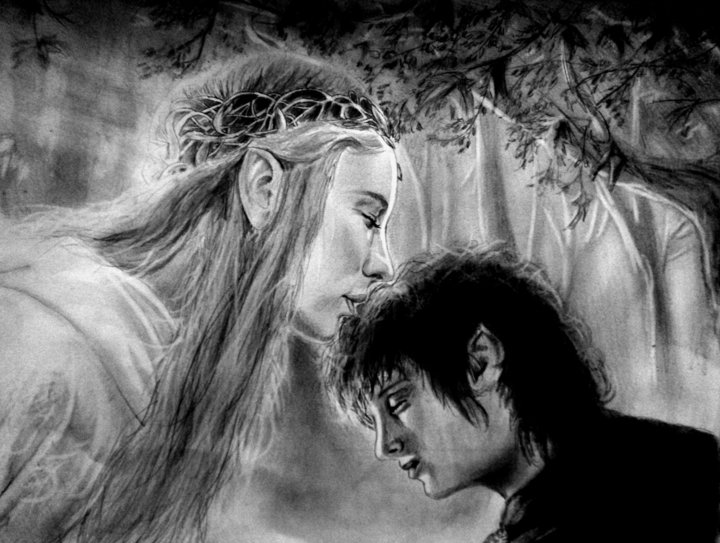 Galadriel and Frodo