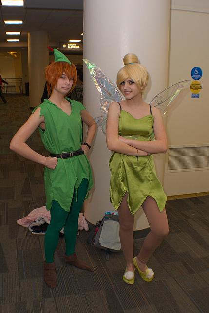 Tinkerbell and peter pan