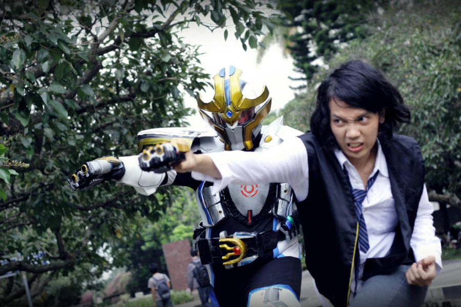 nago-san with alter ego Kamen rider IXA