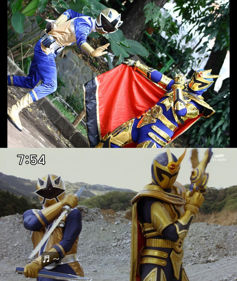 golden-blue sixth rangers, coincidence?