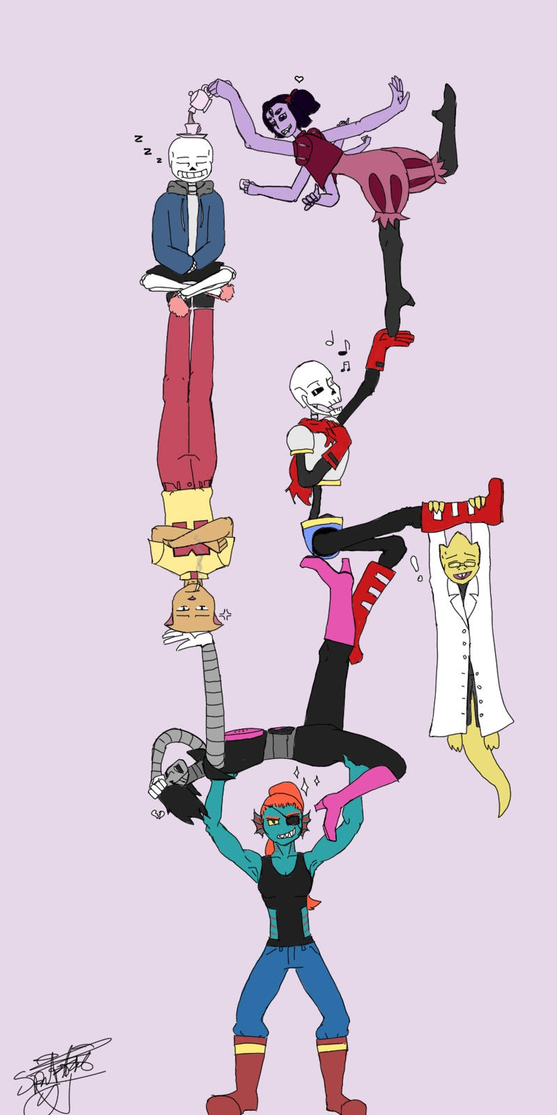 Undertale Draw Your Squad by SpitfireYJ on DeviantArt