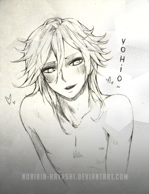 YOHIO being sexy sketch xD