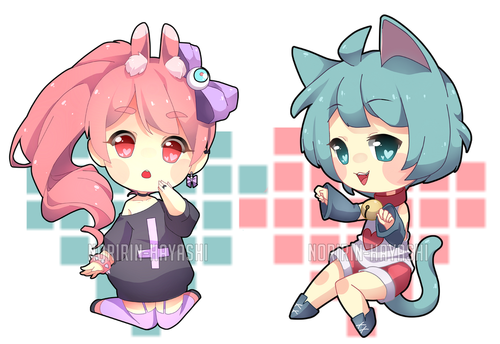 Chibi commissions for MonstroDesigns