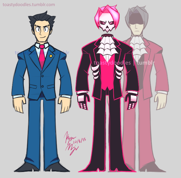 Ace Attorney Ghost AU