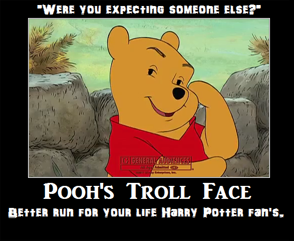 Pooh's troll face