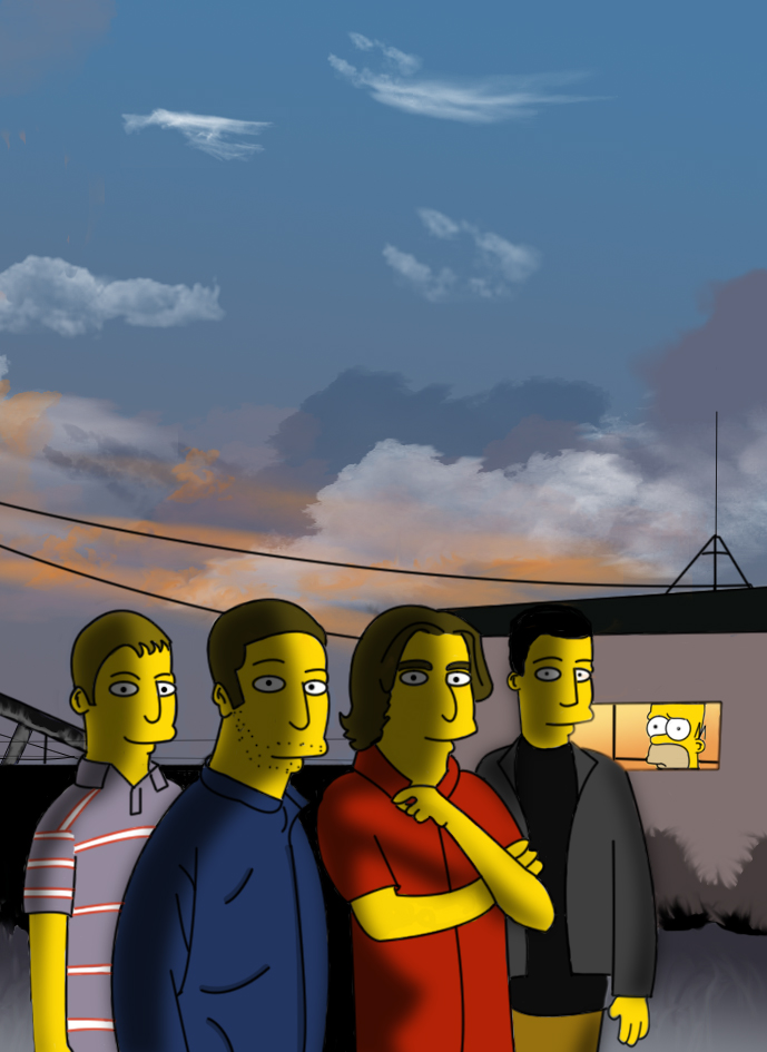 Jimmy Eat World as Simpsons 2