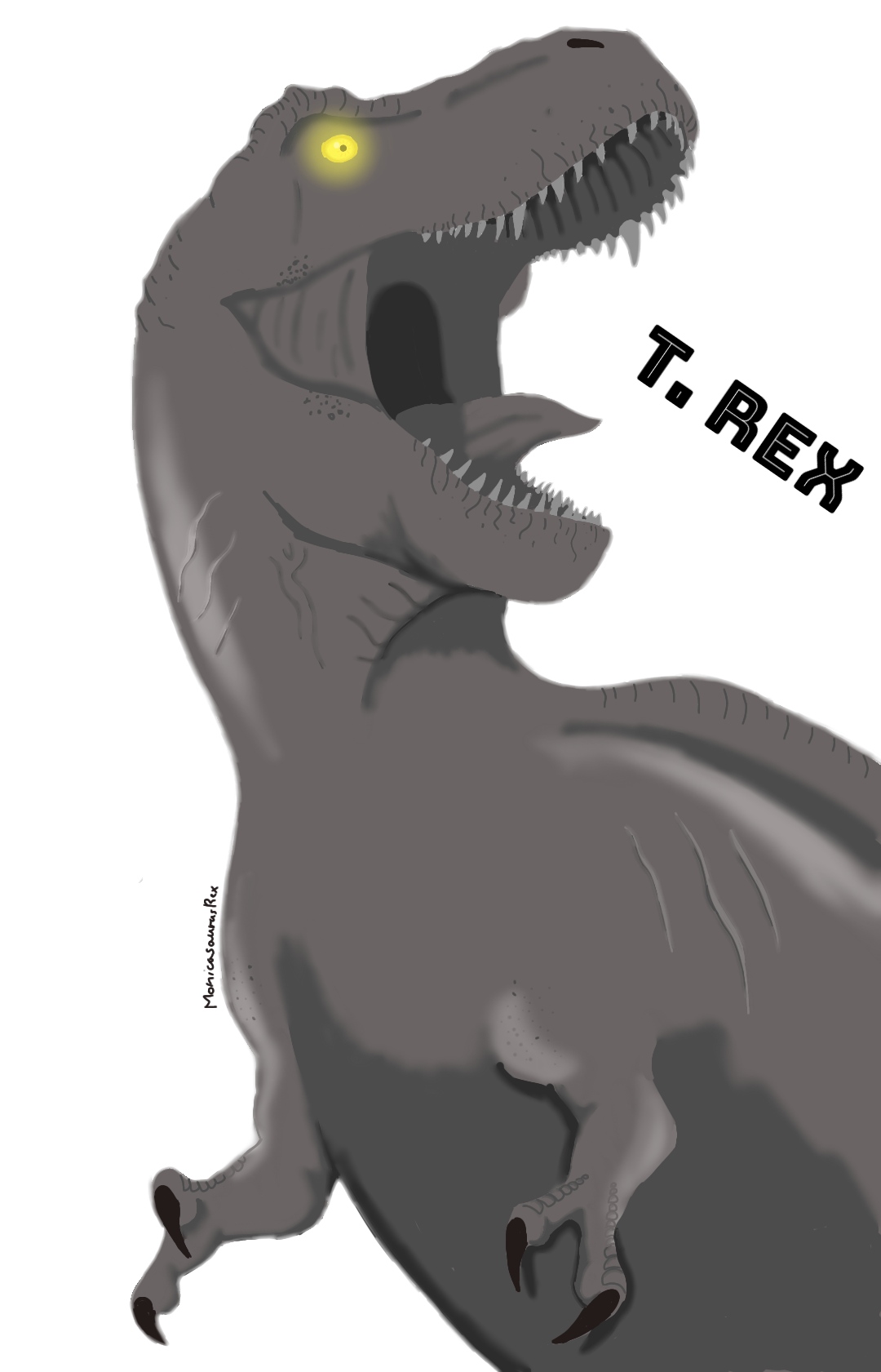 Jurassic Wallpaper ( rexy ) by MonicasaurusRex on DeviantArt