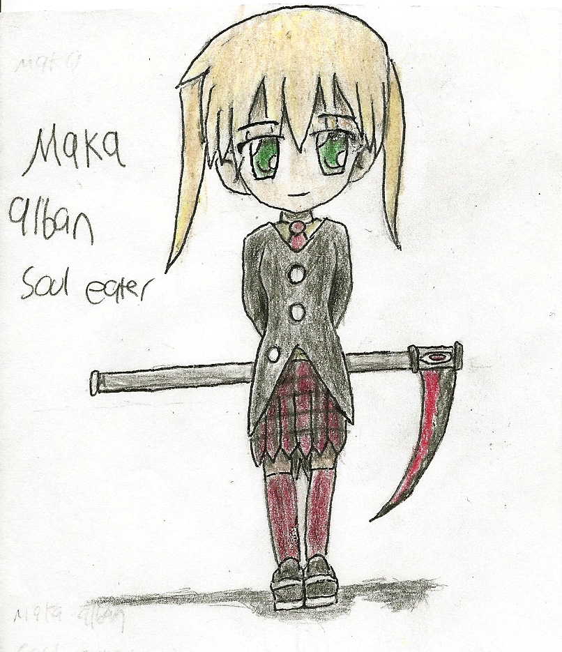 fan art:maka alban