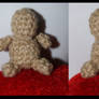 Peanut amigurumi WIP 3.5cm in height