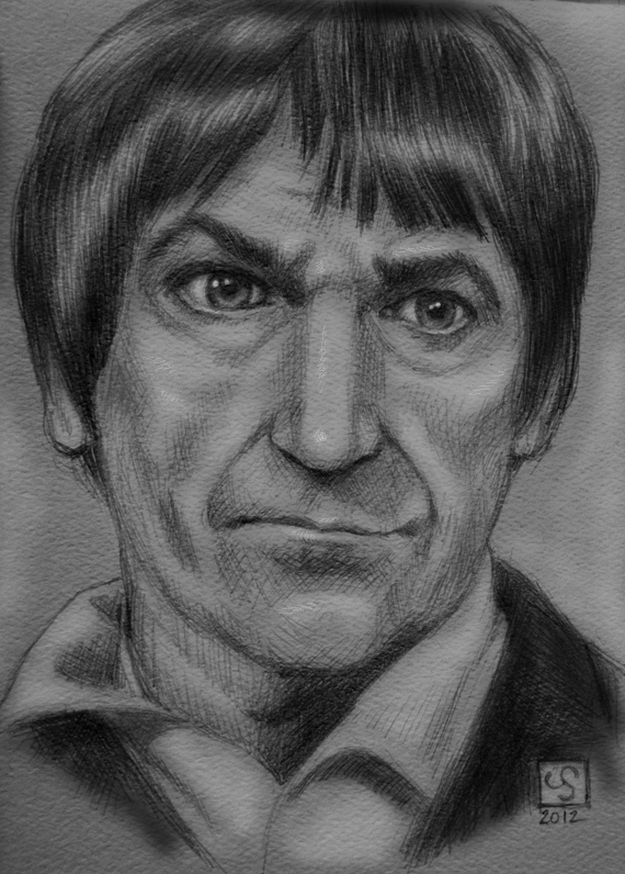 PSP enhanced Patrick Troughton sketch