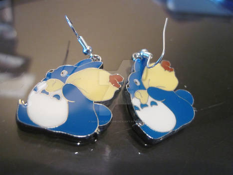 Totoro earrings