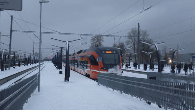 Stadler FLIRT in Baltic station, Tallinn