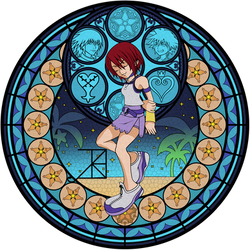 Stained Glass Kairi