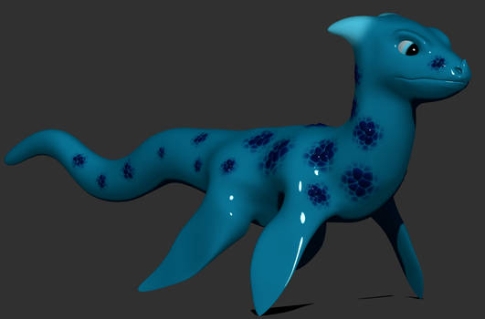 Sapphire The Blue Sea Creature