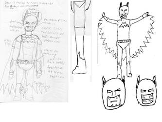 Reconstructed Batman design
