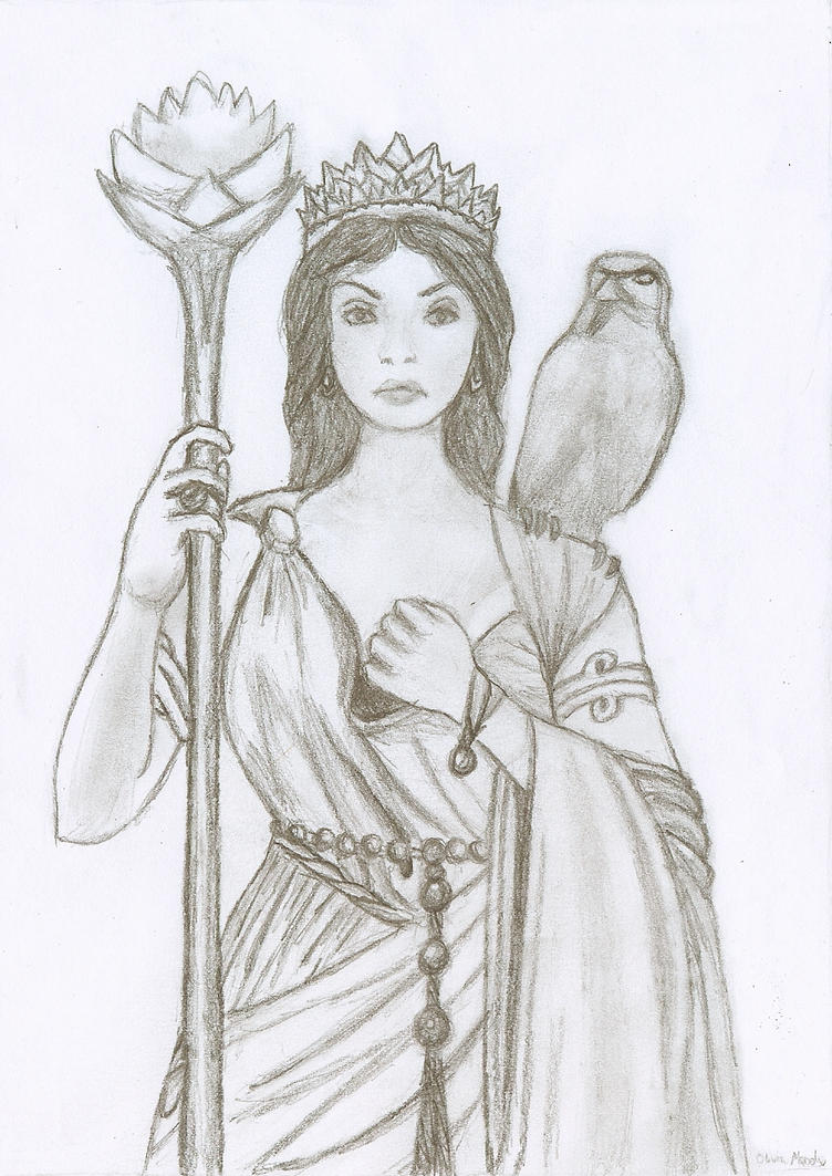 Hera Goddess Drawing Easy / This site contains a total of 6 pages describin...