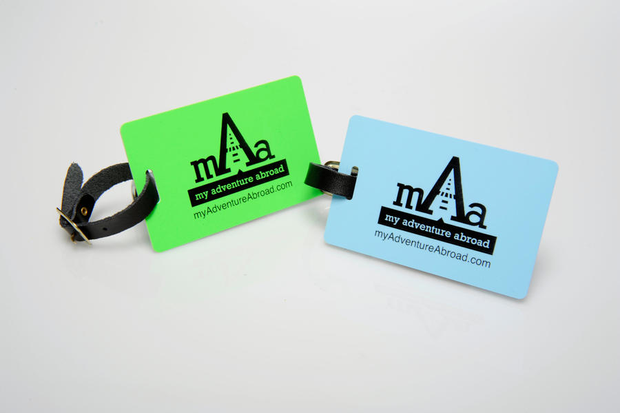 My Adventure Abroad Luggage Tags by octofinity