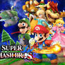 SSB4 Mario Characters Wallpaper