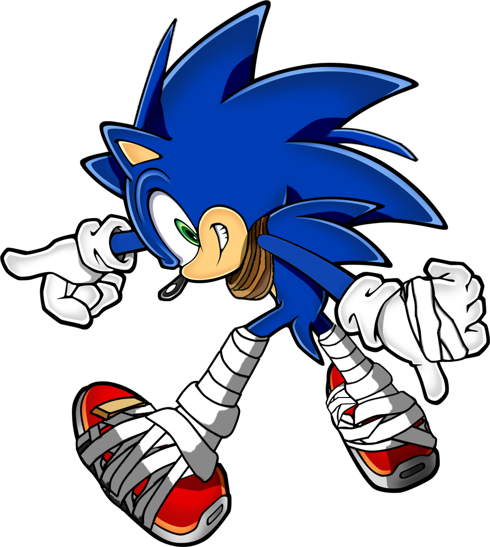 Sonic (Sonic Boom Outfit) by Silverdahedgehog06 on DeviantArt