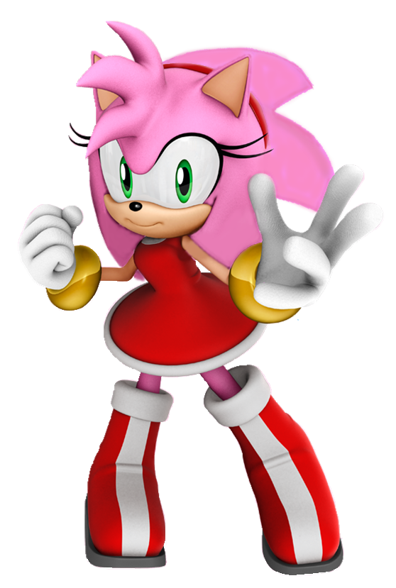 3D Amy Rose - Classic Clothing by TheArendDude on DeviantArt