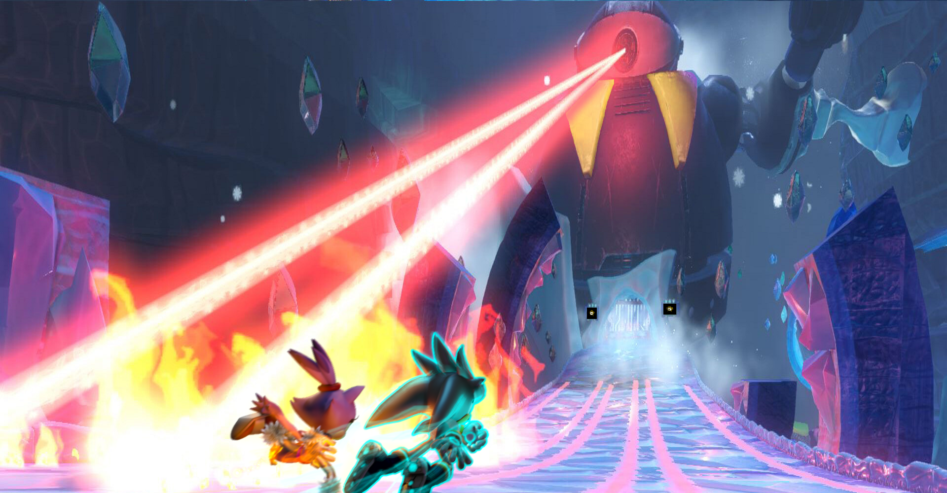 Silver the Hedgehog Game Concept: Frozen Junkyard