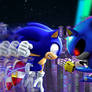 Sonic VS Metal Sonic (Stardust Speedway)