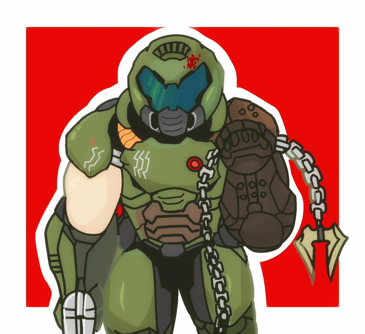 doomguy by Fossll on DeviantArt