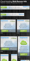 Cloud Hosting Web Banner Ads