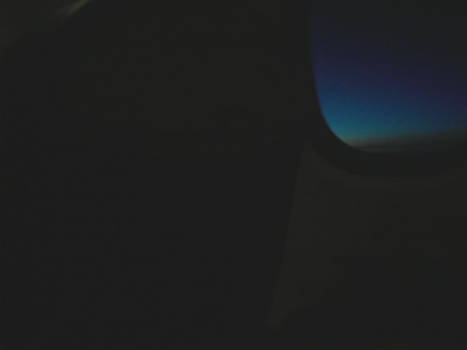 plane view night