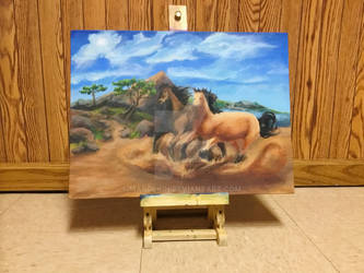 horse painting