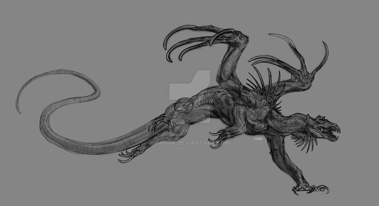 Monster dragon by Jab4ik on DeviantArt
