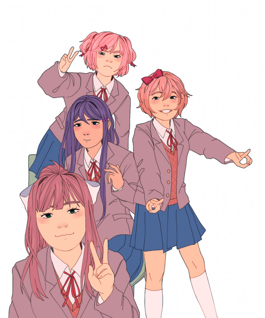 Ddlc Rigs DDLC by Luxjii on DeviantArt