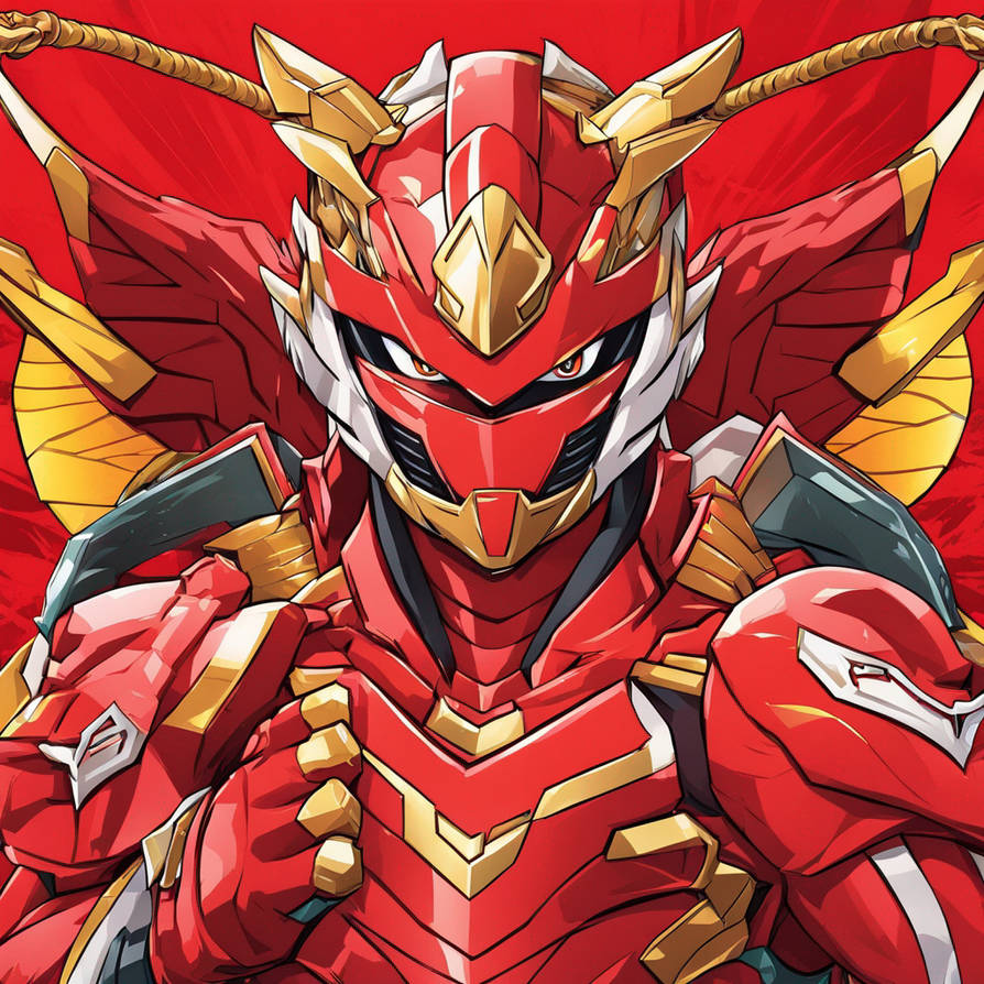 Red Dragon Ranger 3 by BulletSponge80 on DeviantArt