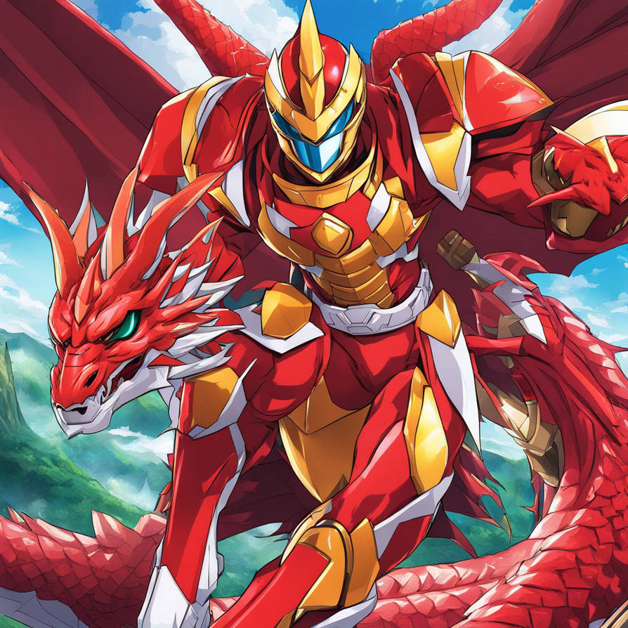 Red Dragon Ranger by BulletSponge80 on DeviantArt