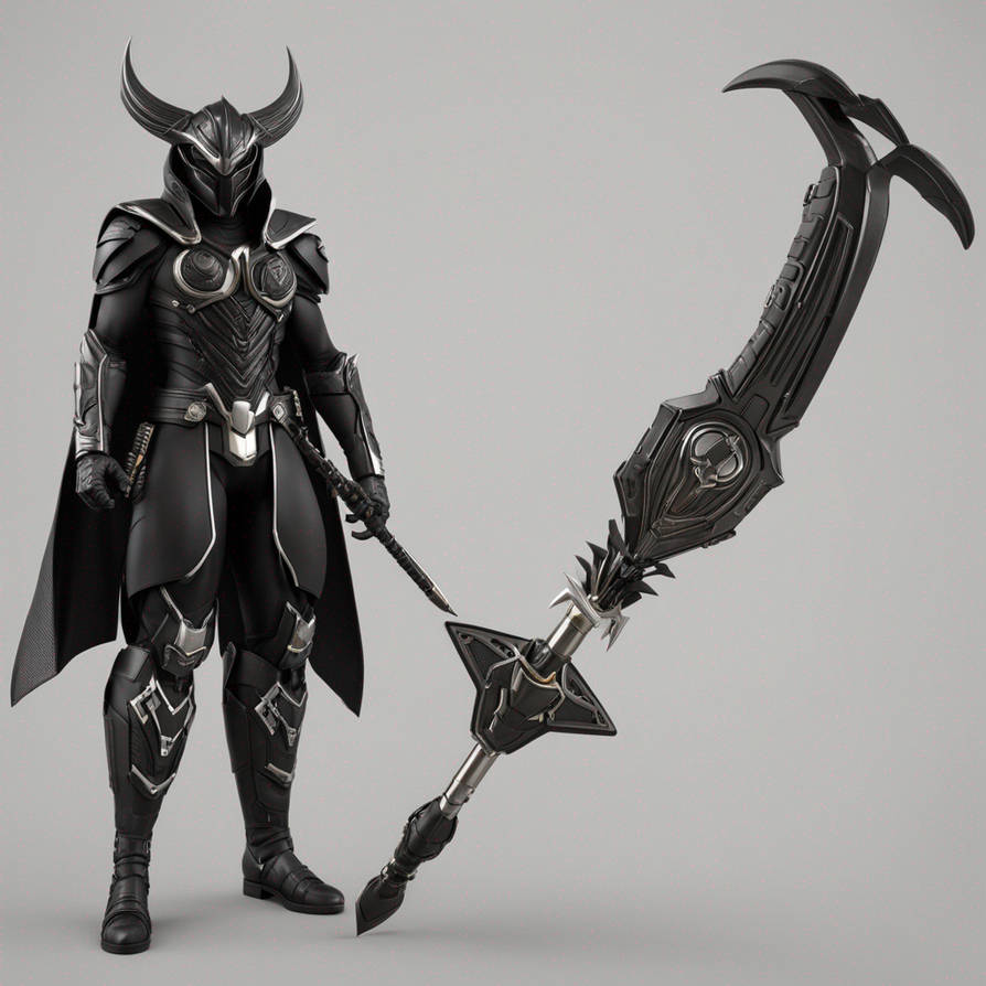 Black Beast Morpher Ranger Sentry Bladed Staff by BulletSponge80 on ...