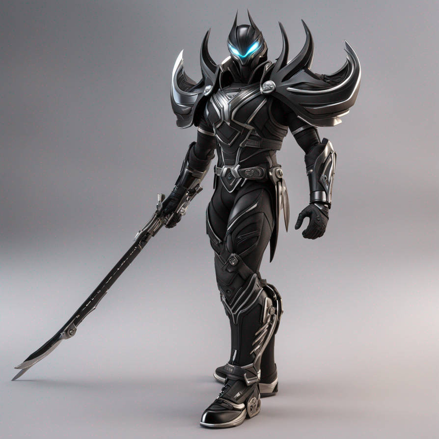 Black Beast Morpher Ranger Sentry Bladed Staff 3 by BulletSponge80 on ...