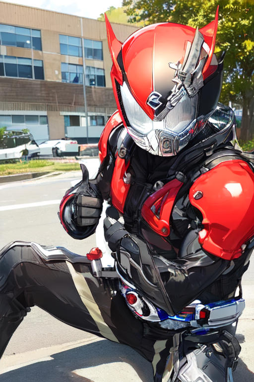 Kamen Rider Drive Outside of the Police Station by BulletSponge80 on ...