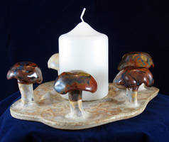 Mushroom Candle Holder